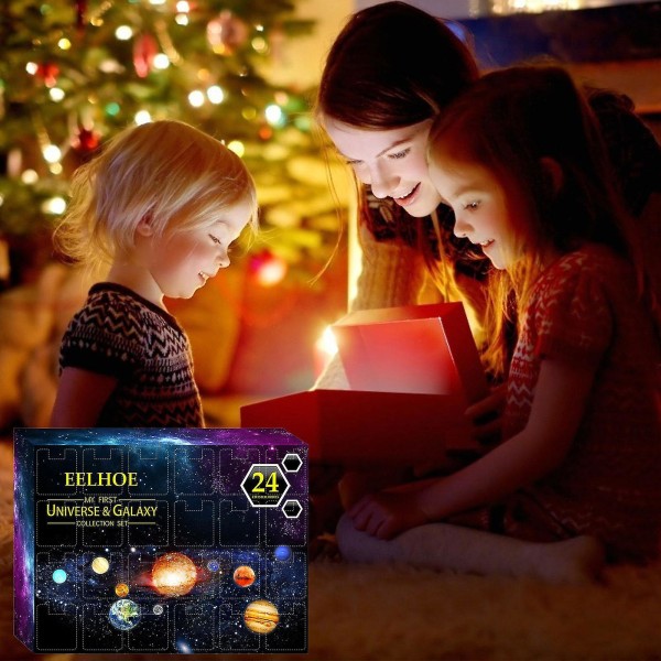 Juladventskalender - Planet Edition med 24 små presenter