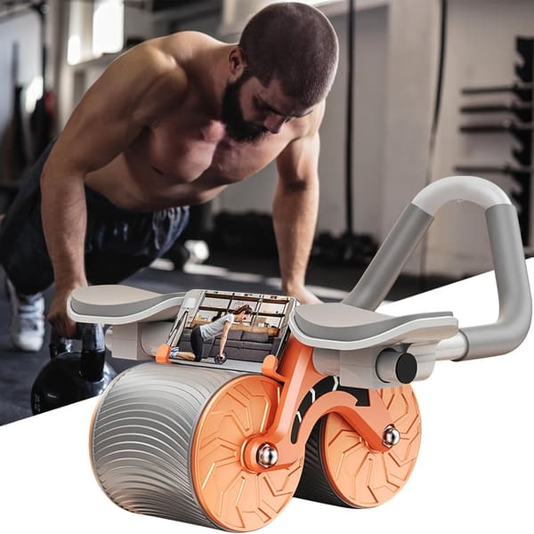 Automatisk Rebound Maghjul med Armbågsskydd, Core TrainingCJY Orange