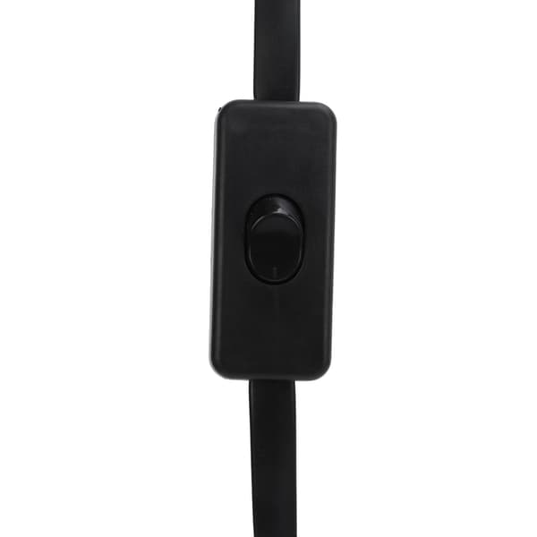 Black Male 16 Pin Diagnostic Flat Cable Adapter Connector Female 8 Core OBD2 Extension Cable with Switch Silver one size