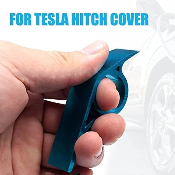 2 stk. Pry Bar Sett for Tesla Model Y 4 tommer Ikke-merkende Hitch Cover Fjernelsesverktøy Ikke-merkende Profesjonelt Aluminium Hitch Cover Fjernelsesverktøy Fo