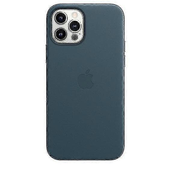 Läderfodral för iPhone 12/12 Pro Läderfodral med MagsafeCJY Baltic Blue