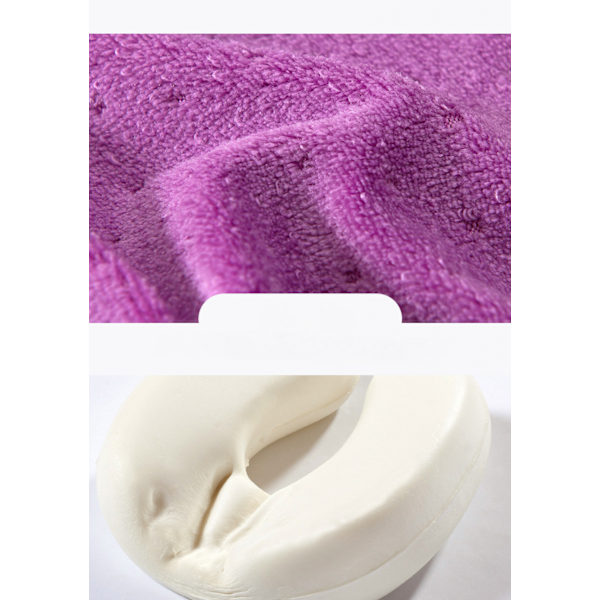 Resekudde i Memory Foam, Bekväm U-formad Resenackkudde, Stödjer Nacke och Huvud för att Lindra Trötthet