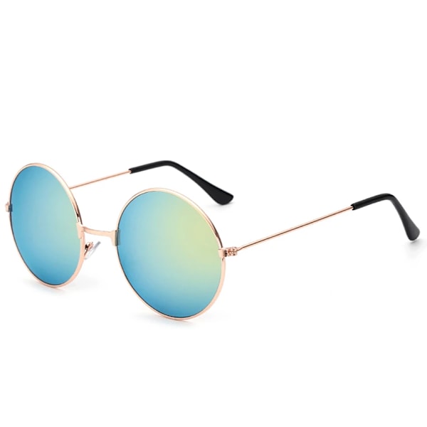 Pilot Solbriller til Kvinder og Mænd - Runde Gradient Briller - Kvinders Briller - Oculos Lentes Gafas De Sol - Rund Model 12 - Andre