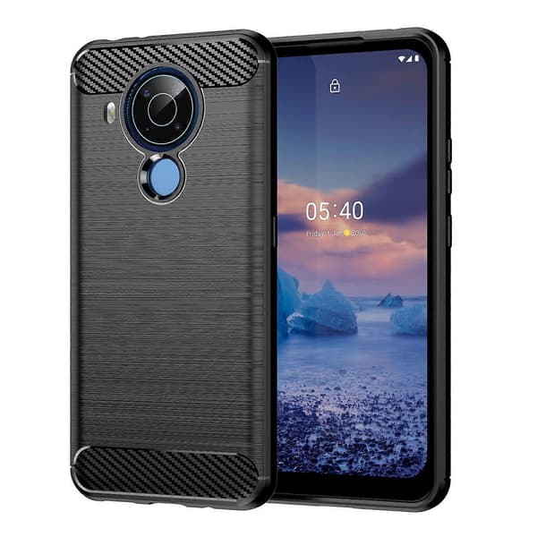 TPU-telefonfodral för Nokia 5.4 Black