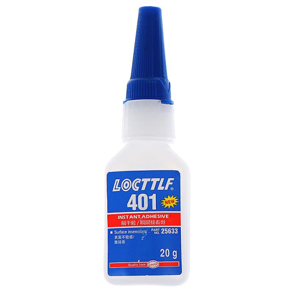 1 stk 20g Loctite 401 Instant Adhesive Flaske Stærkere Super Lim Multi-purpose