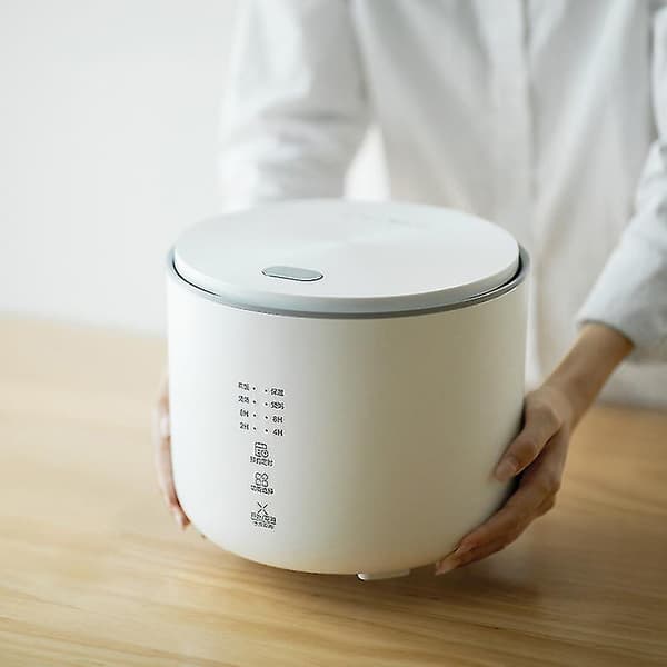 Elektrisk riskoger 2L keramisk inderfor husholdningsriskogegryde white