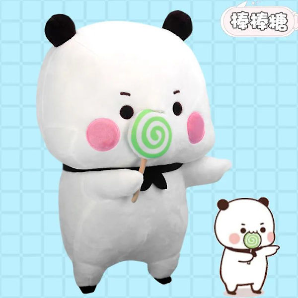 Bubu och Dudu Panda Plysch Söta Cartoon Panda Björnar Leksak Kawaii Fylld Mjuk Kudde Lekrum Dekoration Barnens Födelsedagspresenter G