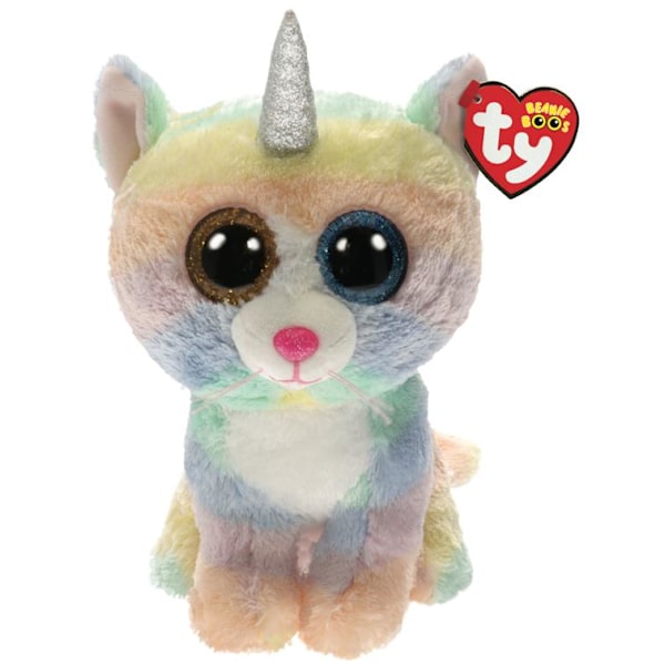 TY Beanie Boos XL Heather Cat med horn i flera färger