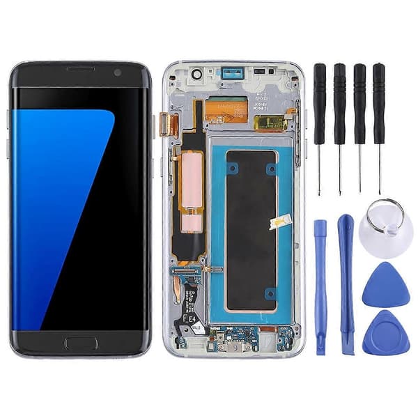 COMPATIBLE Super AMOLED Material LCD Screen and Digitizer Full Assembly for Galaxy S7 Edge / G935F / G935FDCJY
