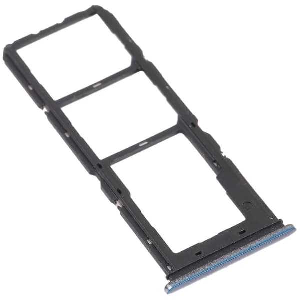 For vivo Y11s V2028 SIM-kortskuff + Micro SD-kortskuff Blue