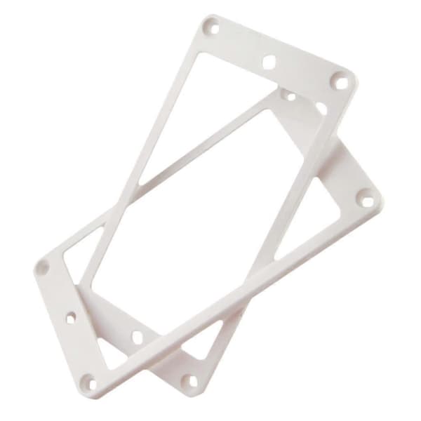 2st vita platta Humbucker Pickup Rings Ram för Gibson Les Paul Gitarr White