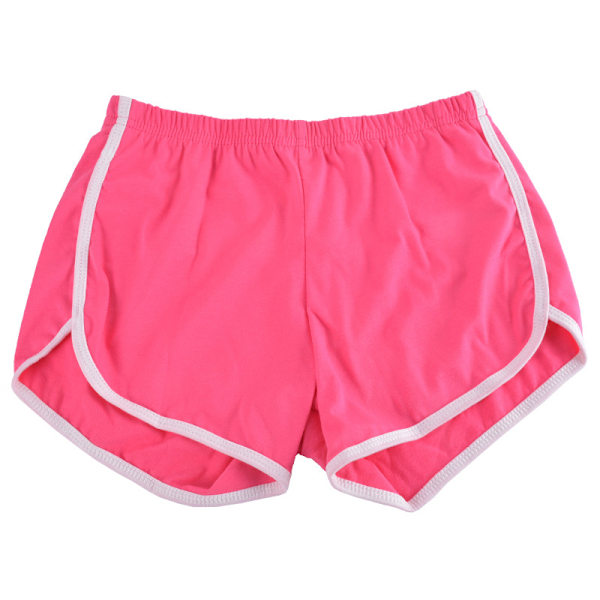 2023 1 kpl Puuvillaiset urheilushortsit, jooga-tanssishortsit, kesäurheilushortsit, - Pinkki Pink L