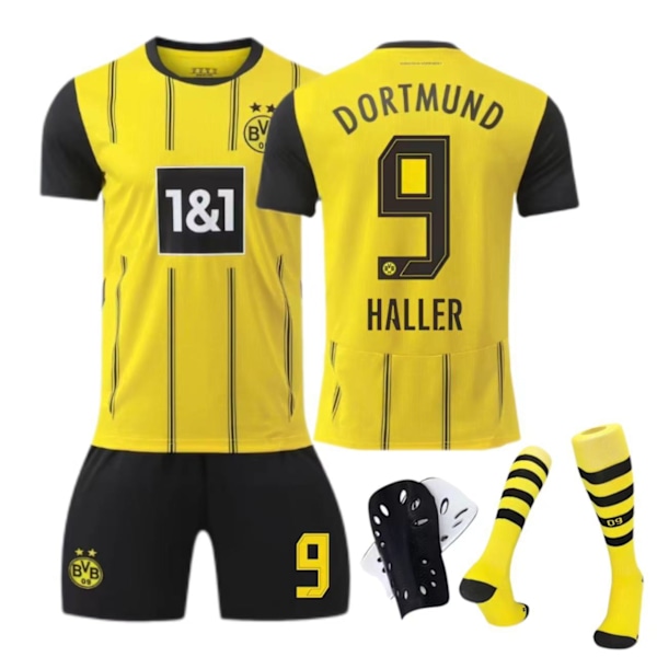 24-25 Dortmund hjemmebanetrøje nr. 9 Allais 10 Sancho 11 Reus børne- og voksenkostume - fodboldtrøje - nr. 11 med sokker S(165-170cm)