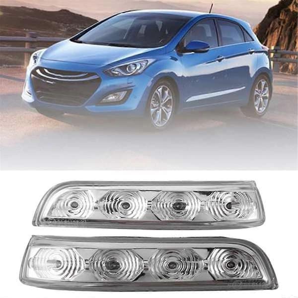 Bil Sidespejl Blinklys Lampe Dæksel til Hyundai I30 2009-2012 Biltilbehør Left