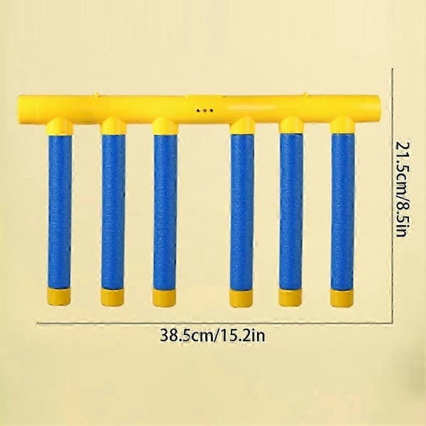 2025 Reflex Challenge Game - Hand-Eye Coordination & Reaction Training Toy, Adjustable Speed Drop Stick & Hand Speed Challenge Yellow