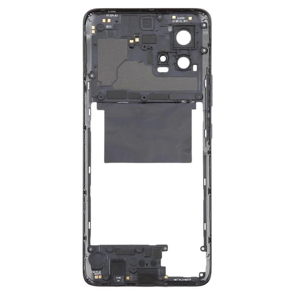 För Motorola Moto G72 KOMPATIBEL Mellanramsfäste Black
