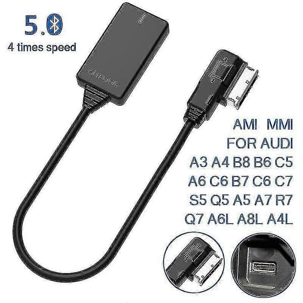 Trådlös Aux Bluetooth Adapter Kabel Ljud Musik Auto Bluetooth För A3 A4 B8 B6 Q5 A5 A