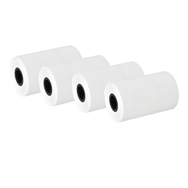 4 Ruller Termisk Kvitteringspapir 57x40mm/2.24x1.57in Hvit Termisk Papirrull Kvittering Billett Klar Utskrift For Kasseapparat 58mm POS Termisk Kvittering Utskrift