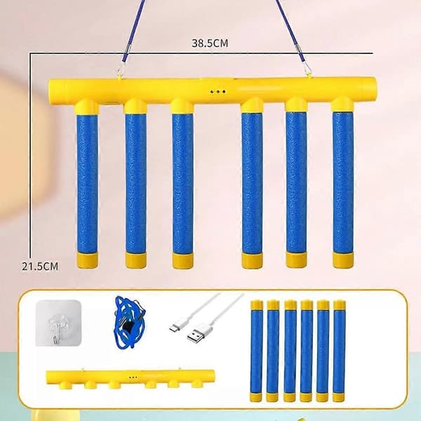 Reflexutmanings Spel, Fallande Pinnar Spel, Hand-Öga Koordinationsträning blue