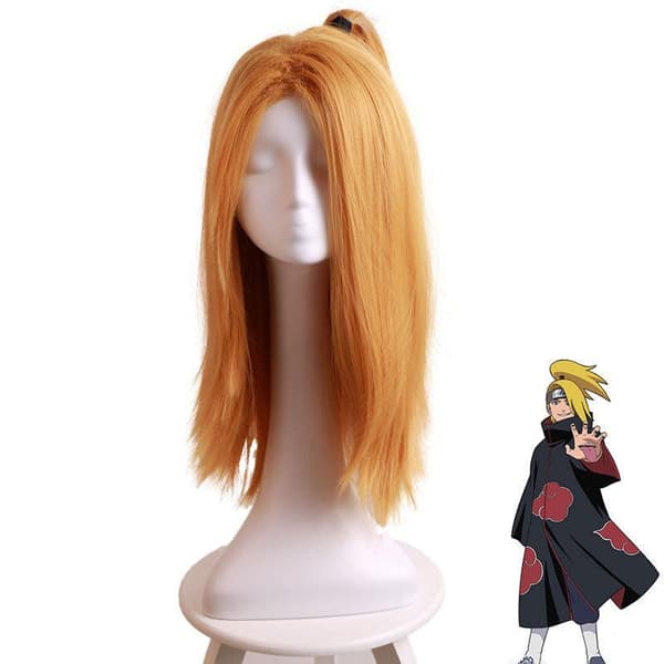 Anime-peruukki Deidara pitkä cosplay-peruukki, CJY