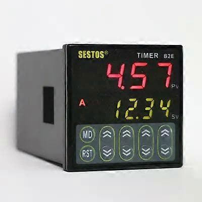 B2E-2R-220 Digital tidtaker med dobbel periode og digitalt display
