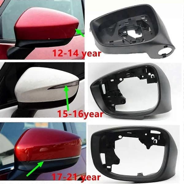 Byte av ram för bilvinge sidospegel för Mazda CX-5 CX5 2012-2021CJY 15-16year Left