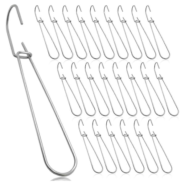 Pattern Hooks 24 Pcs Metal Pattern Hangers 7.3 Inch CJY