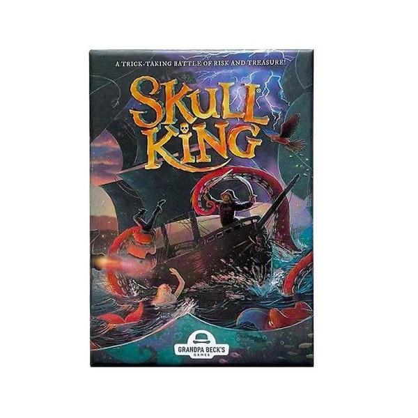 Engelsk version Skull King The Ultimate Pirate Board Game Card Strategy Game
