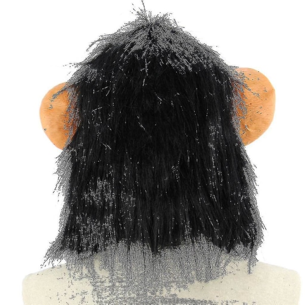 Apinanaamio Kammottava eläin simpanssin päänaamio Halloween-juhlapukukoristeet naamiaisten rekvisiitta
