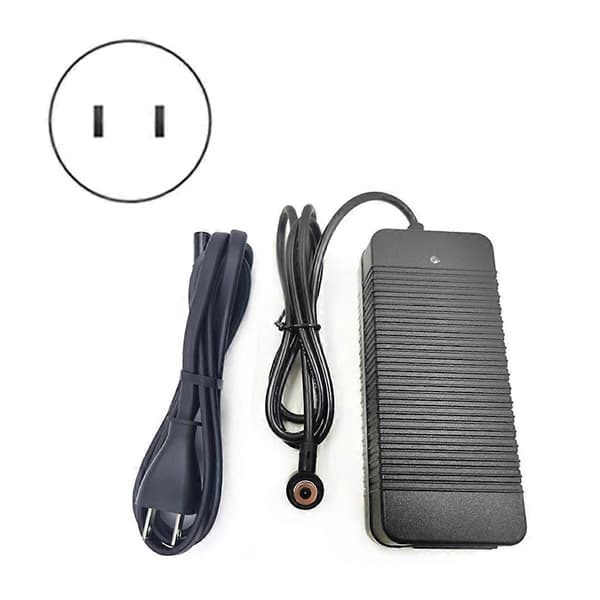 Til 4 Pro Elektrisk Scooter 42V 2A Dedikeret Magnetisk Oplader US Stik Black