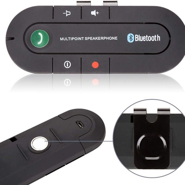 Bil håndfrit system Bluetooth solskærm håndfrit bilsæt CJY