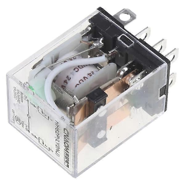 Spolestrømrelé Ly2nj 24v 10a Mini Elektromagnetisk Relé