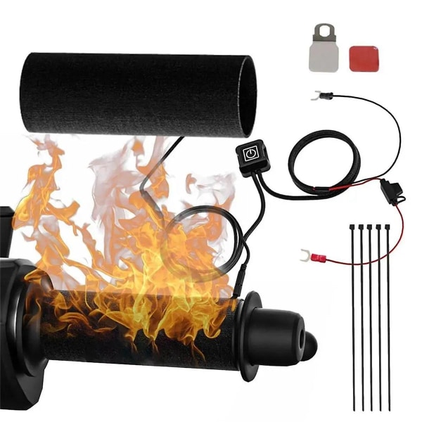 Electric Scooter Heating Handle Grip 12v 3-gear Waterproof Thermal Handlebar Heater Warmer For Motorcycle E-bike