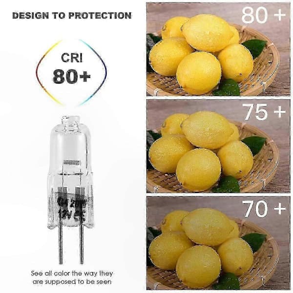 20-pack G4 Halogenlampor, 20W 12V för allmänbelysning