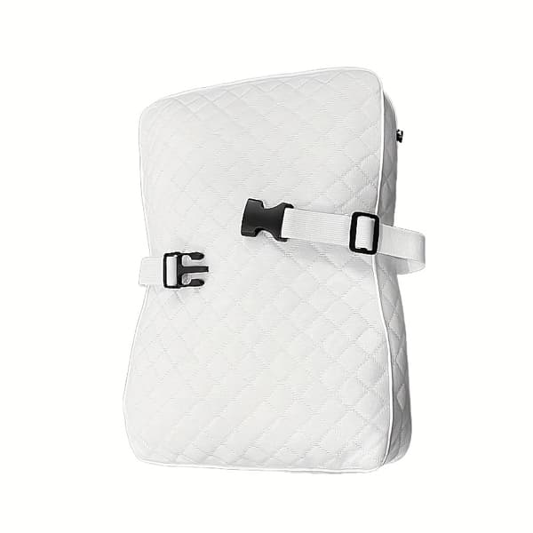 Benpude, sidesovere, ergonomisk, justerbare stropper 【Vit】