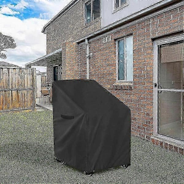Vandtæt rollatorovertræk med hjul og sæde til ældre Black