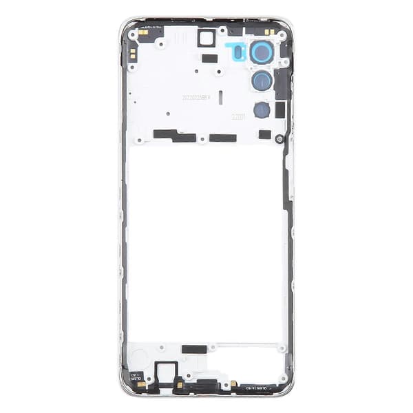 Til Motorola Moto G52 KOMPATIBEL Midterramme Bezelplade Silver
