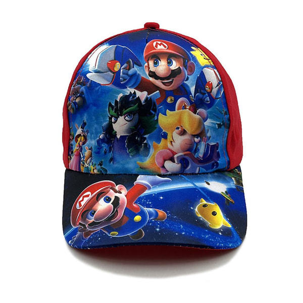 Super Mario Printed Barn Pojkar Flickor Baseball Hat Casual Solskydd Cap