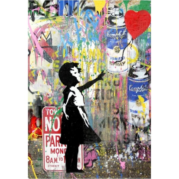 Jigsaw Puzzle 1000/500/300 Pieces Banksy Replica Girl Holding Balloons Posters Wood Adult Toys Decom