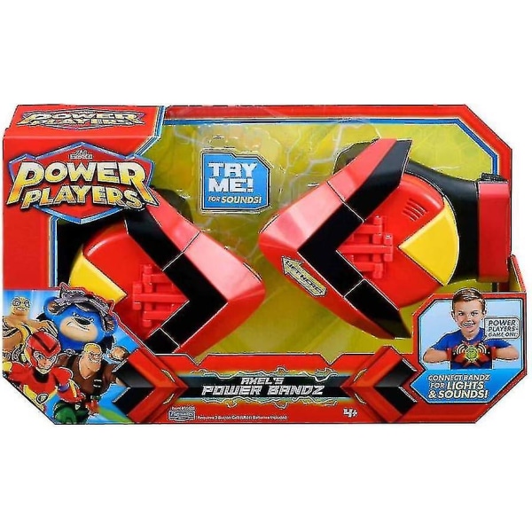 , Pww05 Electronic Power Bandz - Sarjan Axel-hanskat muuntamiseen, ääni- ja valotehosteisiin, lelu yli 4-vuotiaille lapsille