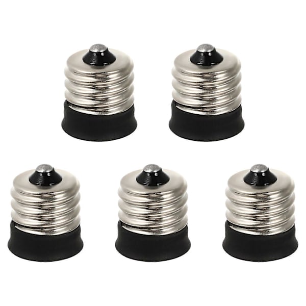 Adapter E17 - E14 lamphållaradapter för vardagsbruk, hållbar koppar, 5 st.CJY
