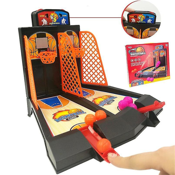Desktop Basketspel Mini Finger Basket Sport Skjuta Interaktivt bord Battle Toy Brädspel Leksaker för pojkar Gåvor Jd4