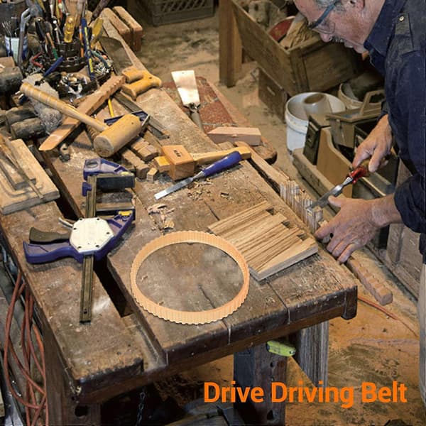 2 st 9,6 mm bredd elektrisk hyvel drivrem för 1900BCJY Orange