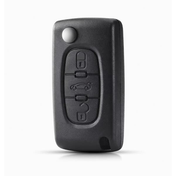 Key Shell compatible with Citroen and Peugeot CE0523 VA2 - 3 buttons 45