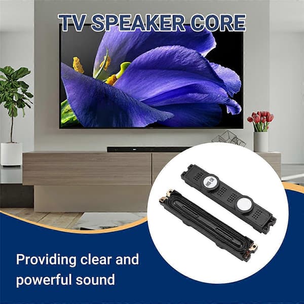 2 stk for TV-høyttalere CJY Black A