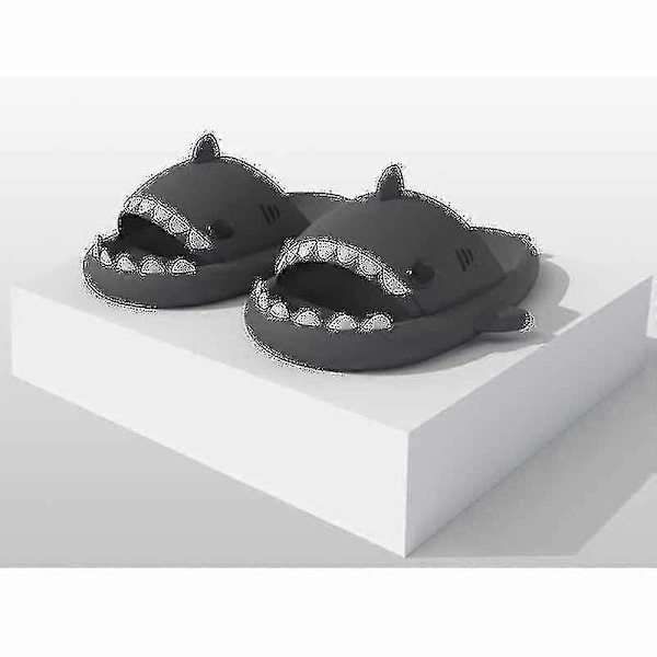 Hajtofflor Halkfria Duschtofflor Mjuka Sommarsandaler För Flickor Och Pojkar Nya 42 43 42 43 black