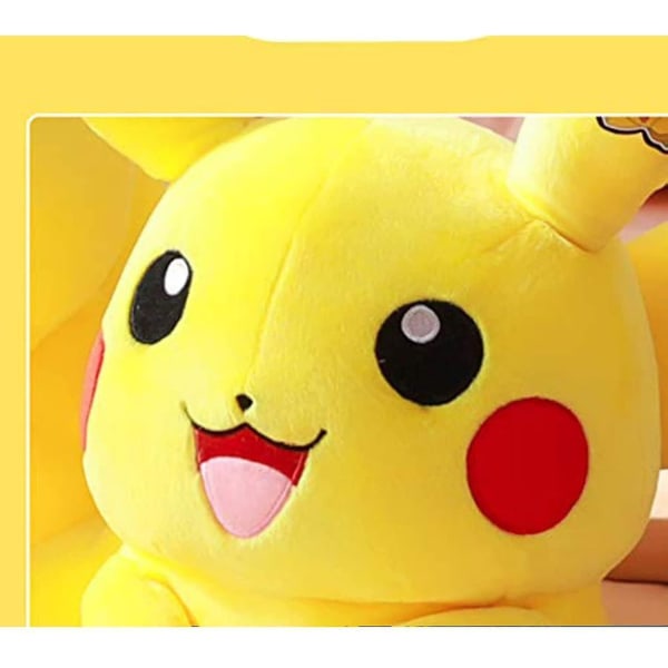 Söt Stor Pikachu Plyschleksak, Plumpig Kramleksak, 40cm