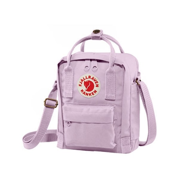 Dam Herr Utomhus Canvas Crossbody Väska Midjeväska Sportväska för Träning Resor Löpning Vandring Cykling, Vattentät Purple