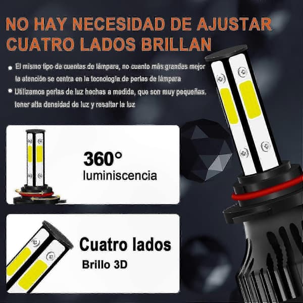 H11 9005 LED-frontlykter og 9145 tåkelyspærer for Ram Trucks 2011-2018