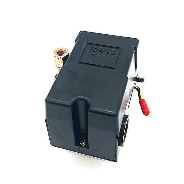 Kraftig Luftkompressor Tryckströmbrytare Kontroll 90-125 psi Enkel Port, 26A Ersätter